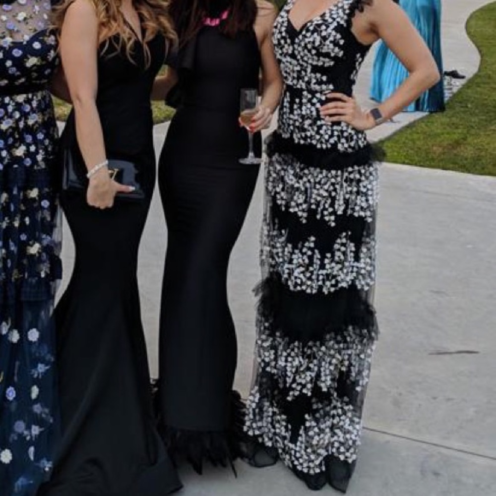 Black formal dress